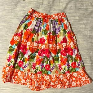 Gymboree Floral Maxi Skirt, Size 7.